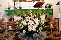 Dekoracja ślubna kościoła (fot. B-7)