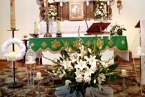 Dekoracja ślubna kościoła (fot. B-6)