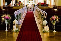Dekoracja ślubna kościoła (fot. B-37)